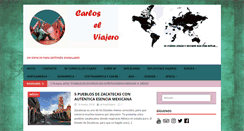 Desktop Screenshot of carloselviajero.com