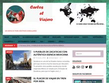 Tablet Screenshot of carloselviajero.com